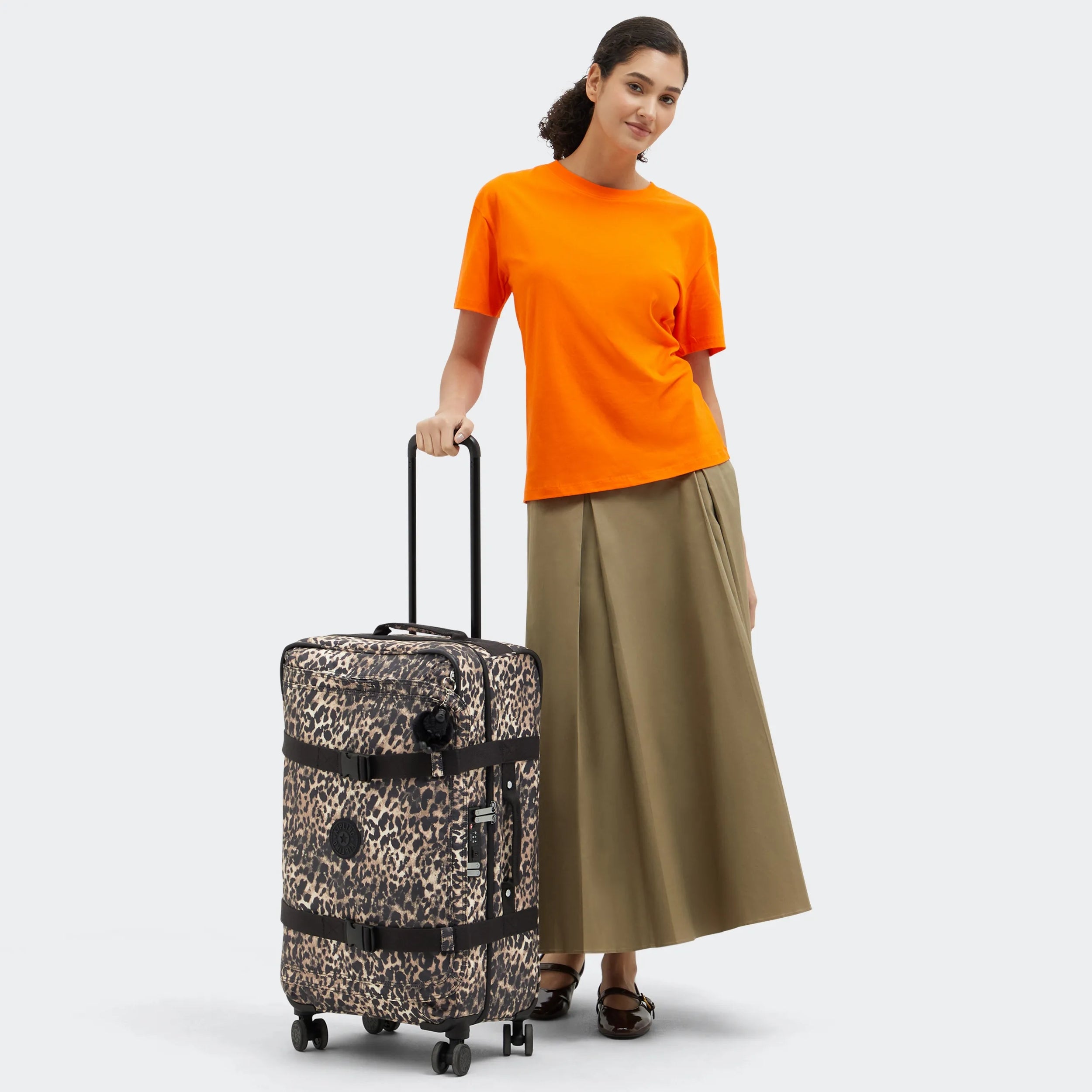 Spontaneous Medium Printed Rolling Luggage - Image 2