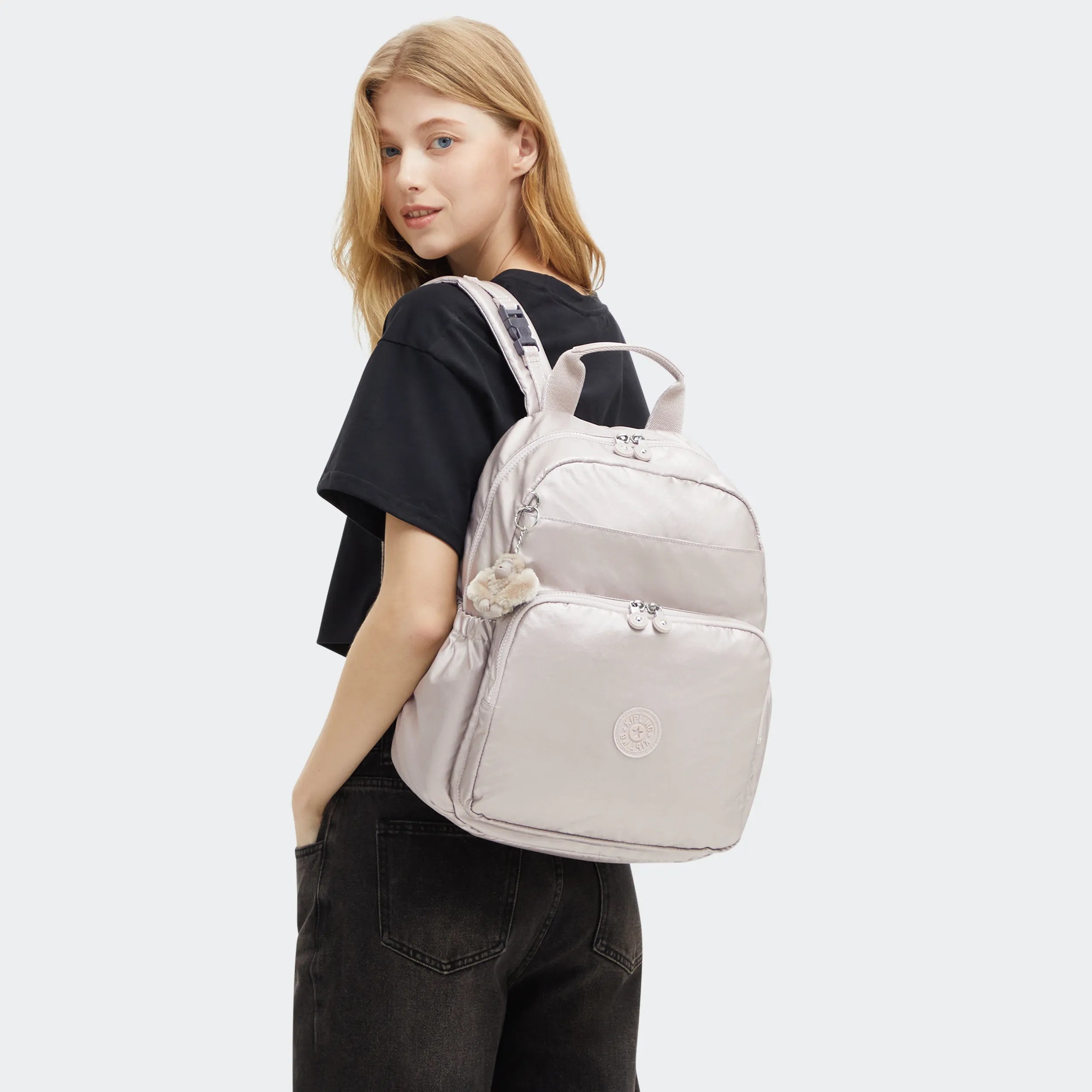 Maisie Metallic Diaper Backpack - Image 2